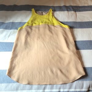 Zara Basic Color Block Tank Top Size Small